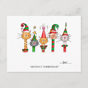 De Festividades MEIA NATAL! Cartão Postal