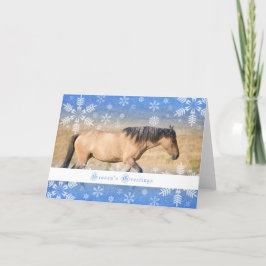 De Festividades Mustang espanhol - cartão do feriado 5x7