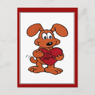 De Festividades Namorados Doggie - Cartão postal