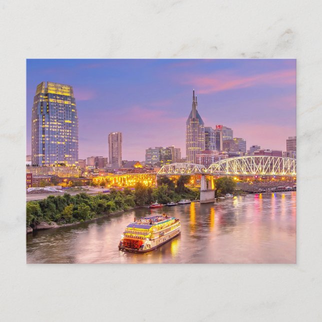 De Festividades Nashville, cartão postal Tennesee (Frente)