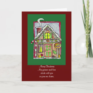 De Festividades Natal Home novo - cartão