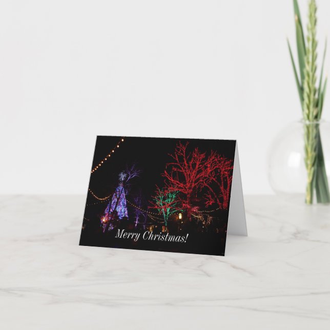 De Festividades Natal No Cartão Da Cidade Do Dólar (Frente)