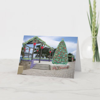 De Festividades Natal no cartão do porto
