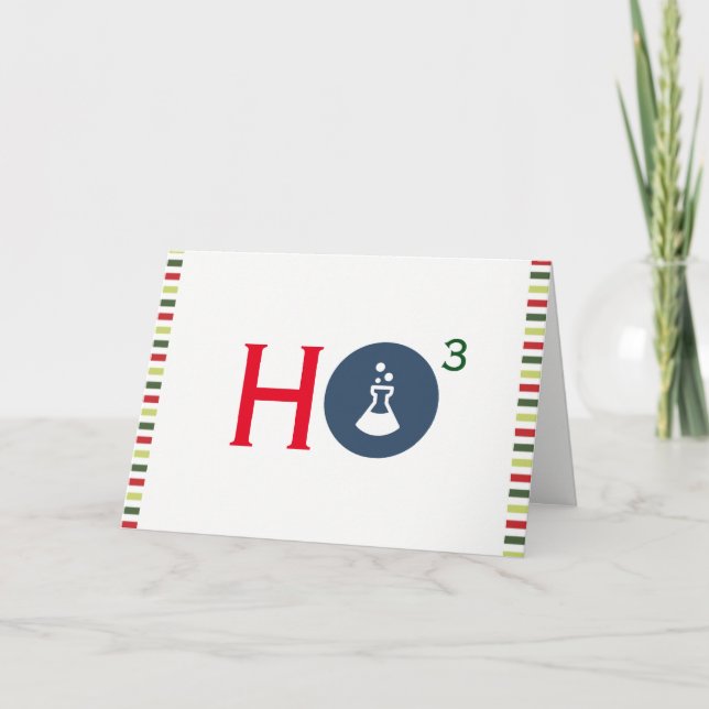 De Festividades Natal para o cartão dos cientistas! (Frente)