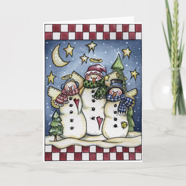 De Festividades Neve - Cartão Saudável (Frente)