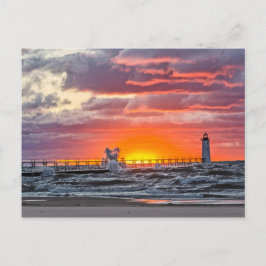 De Festividades No início do cartão postal sunset