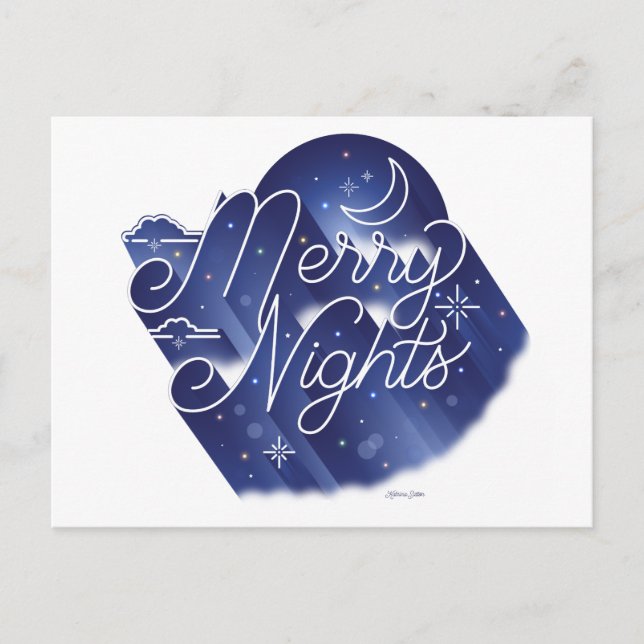 De Festividades Noites Alegres / Cartão Postal (Frente)
