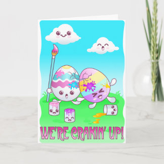 De Festividades Nós somos Crackin acima! cartão