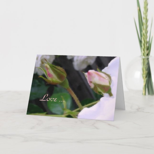 De Festividades O amor é… cartão romântico dos namorados (Frente)