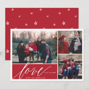 De Festividades O AMOR é tudo o que você precisa do Cartão com 