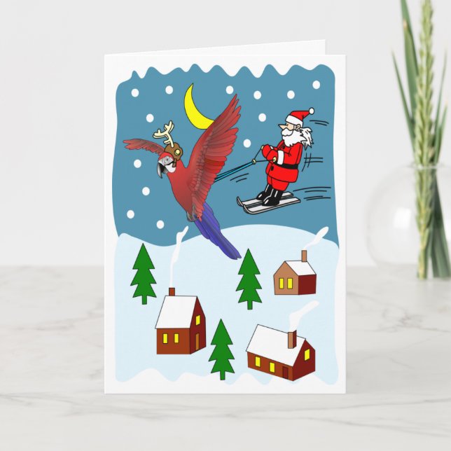 De Festividades o cartão do papagaio (Frente)