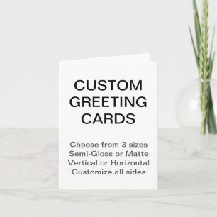 De Festividades O costume personalizou 4,25"" o cartão x5.5 Matte