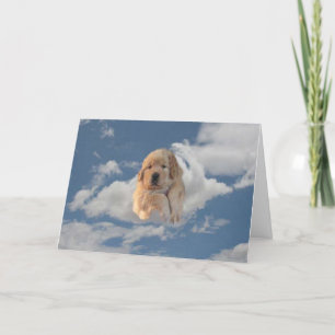 De Festividades O ouro Retriever Que Te Ama É Um Cartão Pesado
