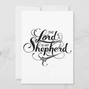De Festividades O Senhor é o meu Cartão Shepherd
