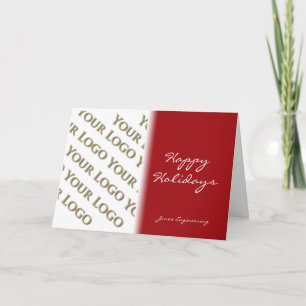 De Festividades O vermelho ao branco desvanece-se cartão do