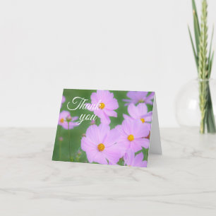 De Festividades Obrigado, cartão dobrado com flores por Jo Images