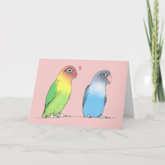De Festividades Os Lovebirds anulam o cartão