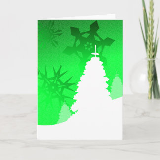 De Festividades Paisagem do inverno - cartão gaélico do Natal