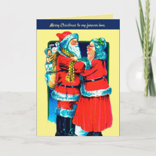 De Festividades Papais noeis e o cartão da Sra. Claus para o seu a
