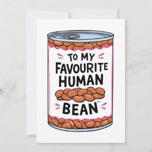 De Festividades Para o Meu Ser Humano Favorito Cartão Personalizad