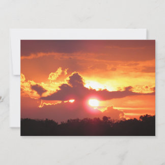 De Festividades Pôr do sol sobre St. Augustine, Flórida - Cartão p