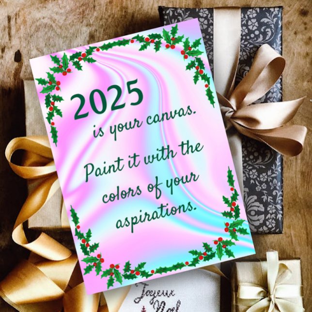 De Festividades Psychedelic Neon Luzes Natal Cartão (Criador carregado)