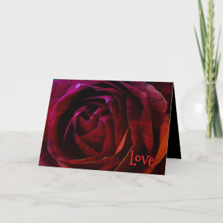 De Festividades *'Rose Vermelha' - cartão Love Does