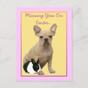 De Festividades Sentido sua falta no cartão postal do Buldogue fra