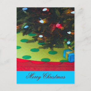 De Festividades Sob a Árvore ~ CARTÃO POSTAL INSERIR FOTO