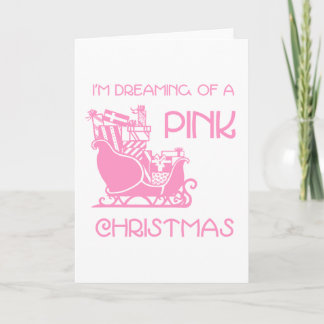 De Festividades Sonhando o rosa - cartão