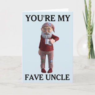 DE FESTIVIDADES TIO BIRTHDAY GNOME ELF CARTÃO
