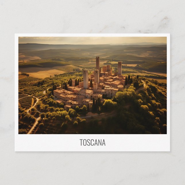 De Festividades Toscana, Itália cartão postal (Frente)