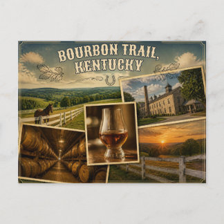 De Festividades Trilha do Bourbon, cartão postal do Kentucky