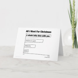 De Festividades Tudo eu quero o cartão do feriado