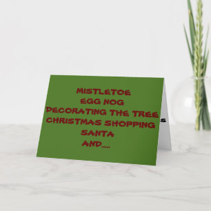 DE FESTIVIDADES TUDO O QUE PRECISO NO NATAL É DO CARTÃO ADULTO "