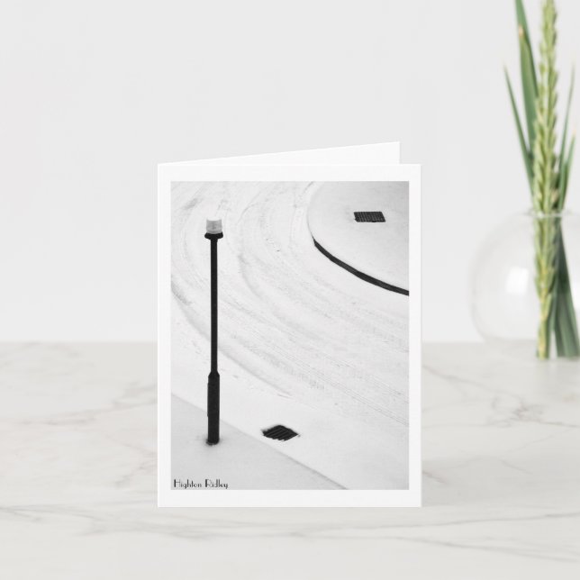 De Festividades Um, dois, três - Neve! Notelet / cartão (Frente)