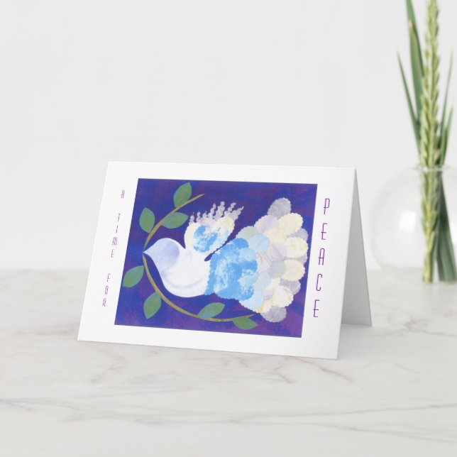 De Festividades "Um momento para cartão da paz" (Frente)