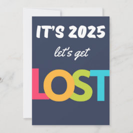 De Festividades Viagem, citando o cartão 2025 Vamos nos perder