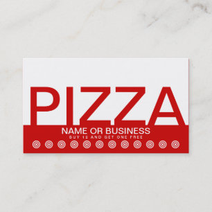 De Fidelidade cartão corajoso da lealdade do cliente da PIZZA