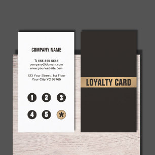 De Fidelidade Cartão Dourado da lealdade do falso escuro simple