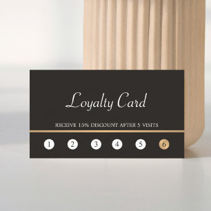 De Fidelidade Linha Dourado cartão do falso escuro elegante