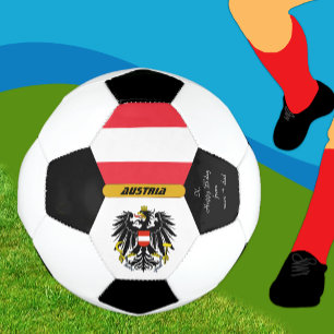 De Futebol Áustria Personalizada, Bandeira, Bola Fotográfica