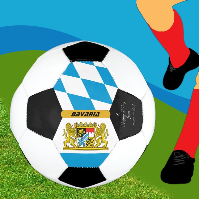 De Futebol Baviera Personalizada, Bandeira, Bola Fotográfica (Criador carregado)