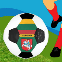 De Futebol Lituânia Personalizada, Bandeira, Bola Fotográfica