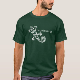 De Gecko'ing do branco t-shirt gráfico para fora