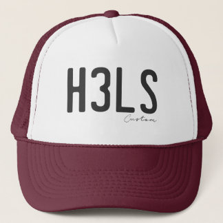 De H3LS boné do camionista YEAH