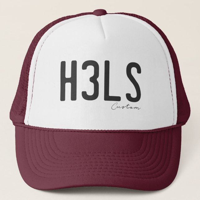 De H3LS boné do camionista YEAH (Frente)