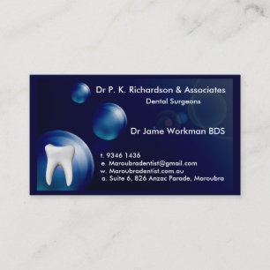 De Horário Cartão azul do design da bolha da arte dental