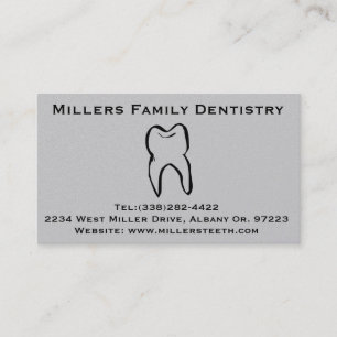 De Horário Cartão dental do negócio e da nomeação do dent