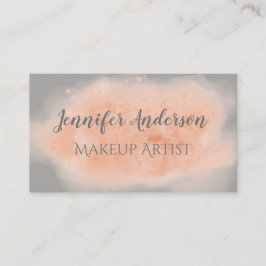 De Horário Moderno cora o cartão da nomeação do maquilhador